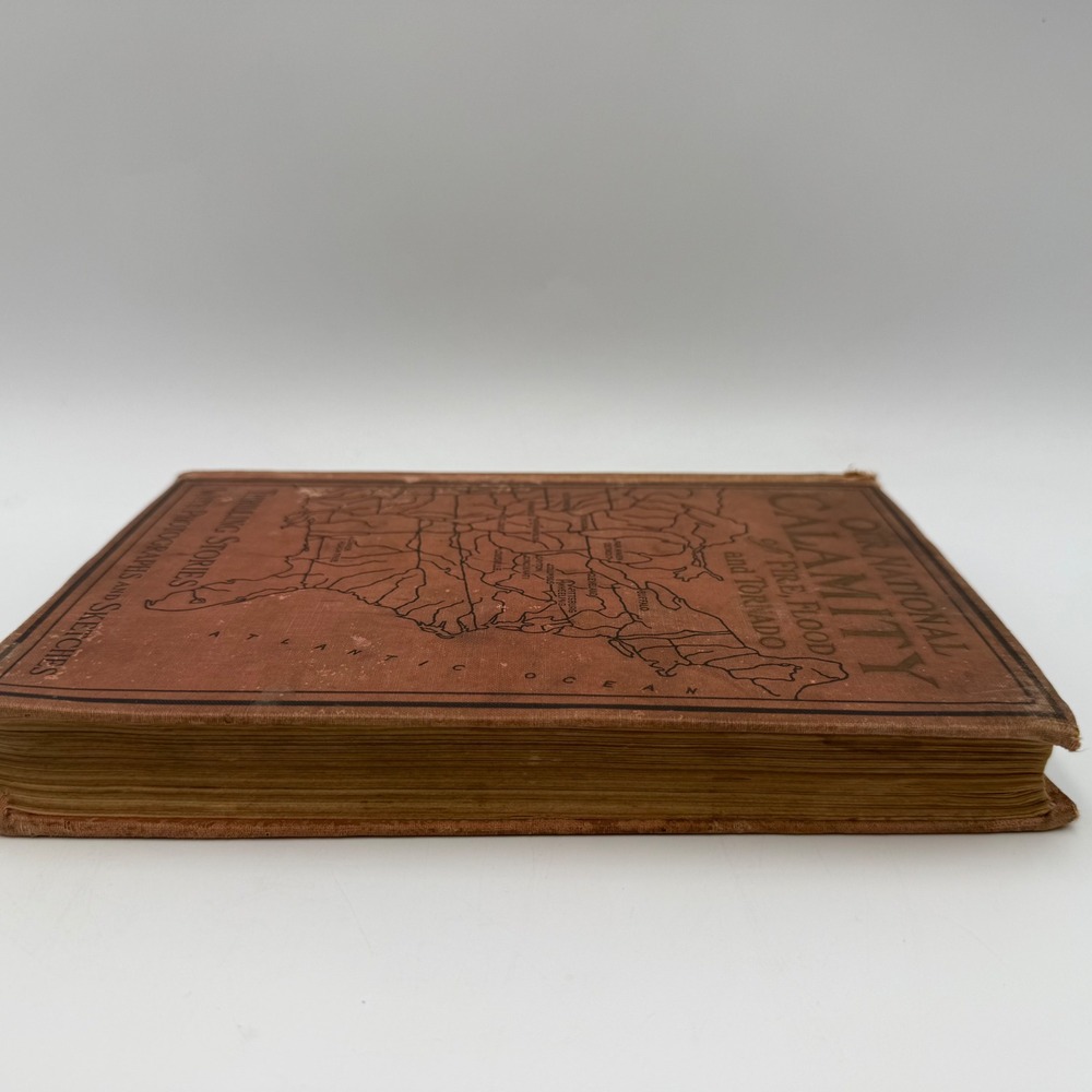 Antique 1913 Our National Calamity Fire Flood Tornado Book Logan Marshall First - Picture 4 of 9